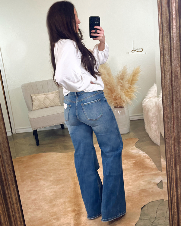 The Katy ~ Wide Leg Jeans