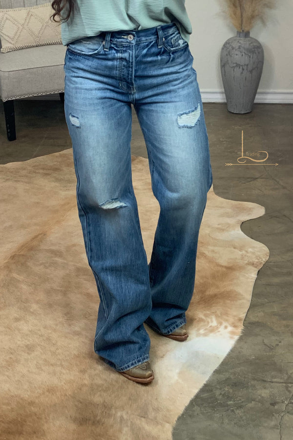 Overstock ~ Hank Wide Leg Jeans ~Size 1/24