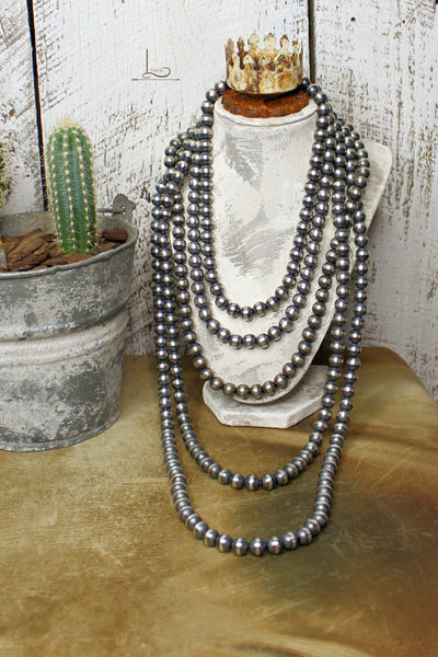10mm 16" Sterling Silver Pearls