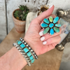 The Kingman Turquoise Cluster Ring