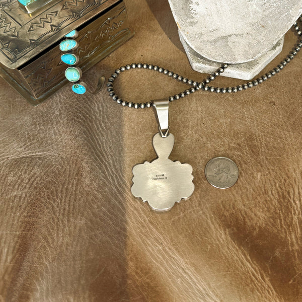 Kingman Turquoise Cluster Pendant