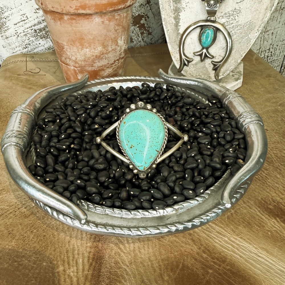 The Kingman Turquoise Sterling Silver Largo Cuff