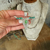 The Sterling Silver Sonoran Turquoise Longhorn Pendant