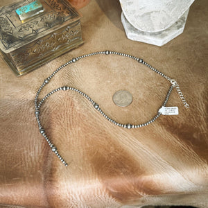 The Sterling Silver Pearl 18" Lariat Necklace