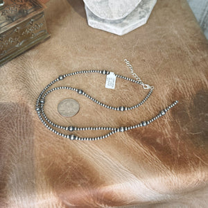 The Sterling Silver Pearl 20" Lariat Necklace