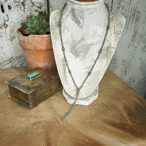 The Sterling Silver Pearl 20" Lariat Necklace