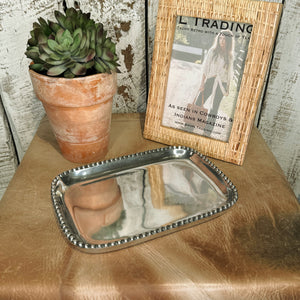 The Beaded Medium Rectangular Tray