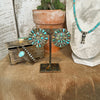 The Midi Turquoise Cluster Earrings