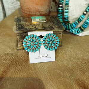 The Midi Turquoise Cluster Earrings