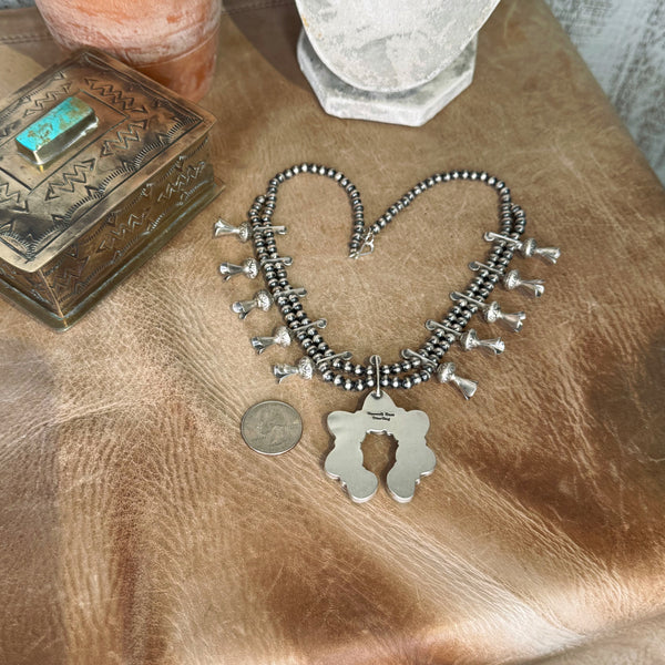 The Mini Sonoran Turquoise Squash Blossom Necklace