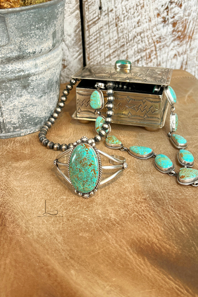 The Largo Kingman Turquoise Sterling Silver Cuff