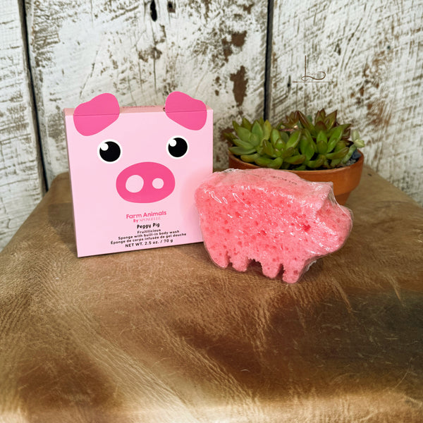 PEGGY PIG SPONGELLE SOAP BUFFER