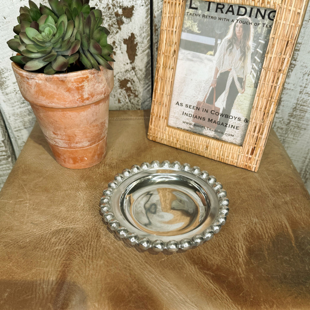 The Beaded Round Tray