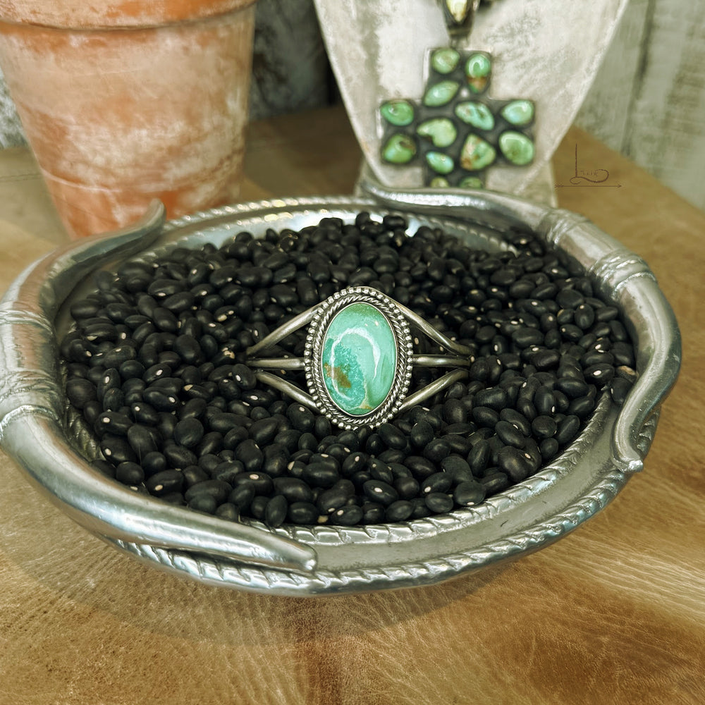 The Royston Turquoise Sterling Silver Cuff