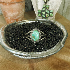 The Royston Turquoise Sterling Silver Cuff