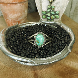 The Royston Turquoise Sterling Silver Cuff