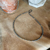 Sterling Silver Pearl & Gold Necklace