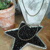 Sterling Silver Pearl & Gold Necklace