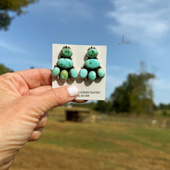 The Sonoran Turquoise Cluster Earrings