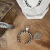 The Sterling Silver Pearl  Naja Pendant