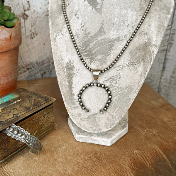 The Sterling Silver Pearl  Naja Pendant