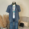 The Stevie Vintage Denim Top