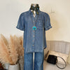 The Stevie Vintage Denim Top