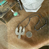 The Saguaro Sonoran Turquoise Cactus Necklace