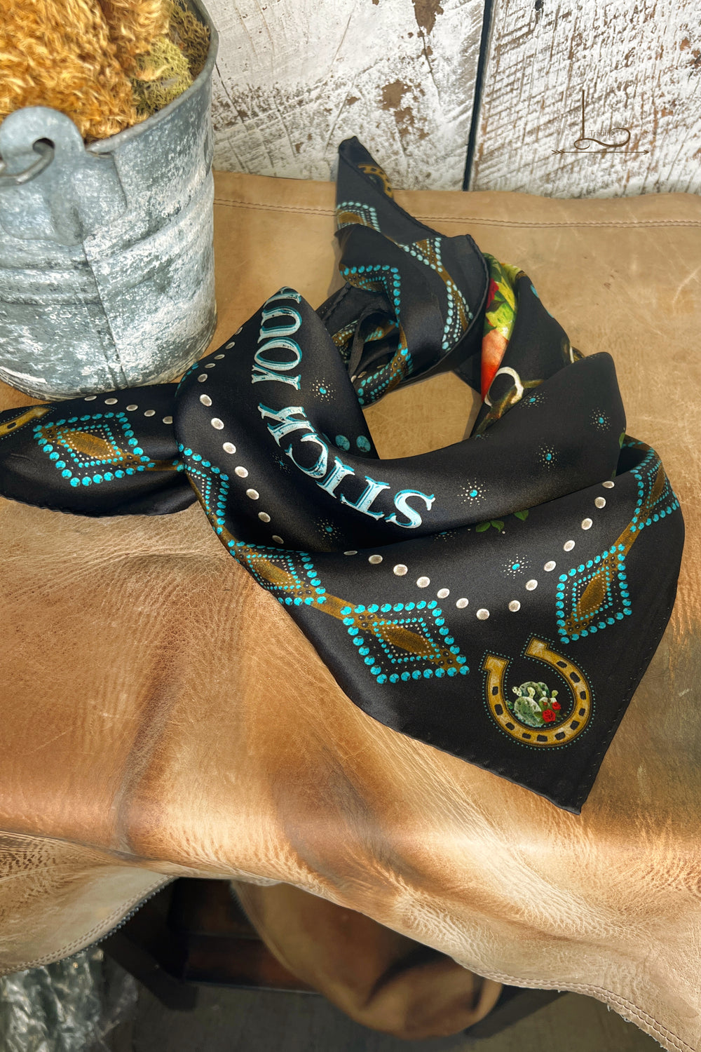Hold Your Horses ~ Shorty Silk Wild Rag
