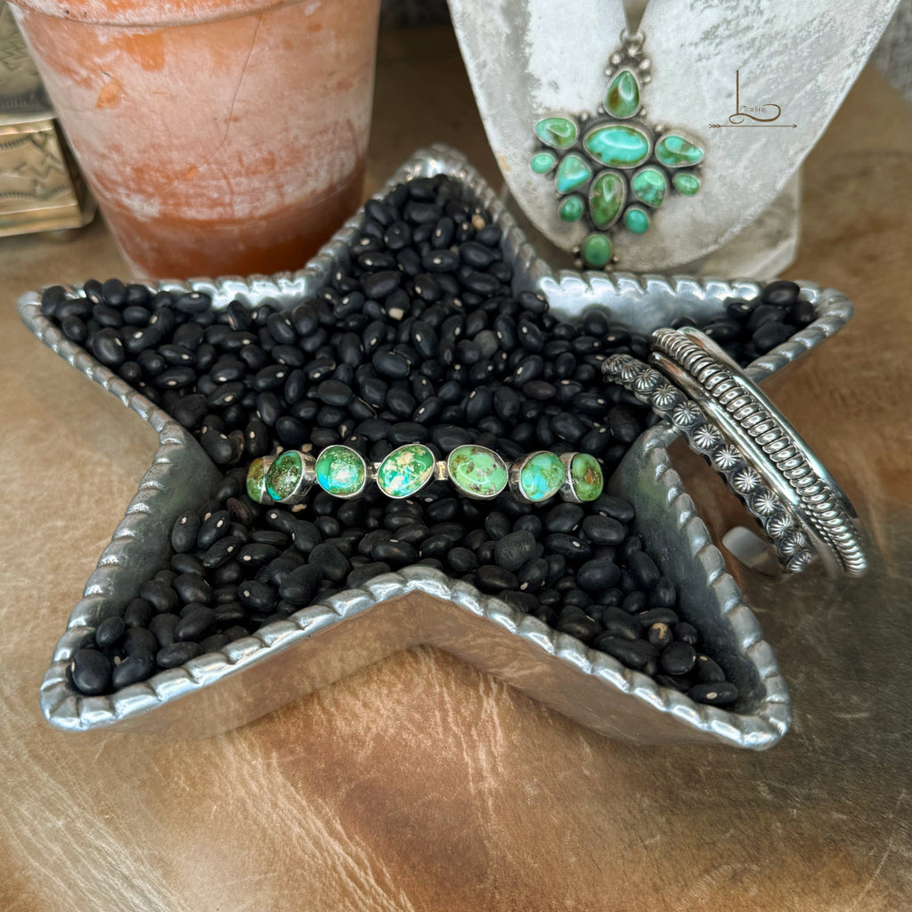 The Sonoran Turquoise Siete Cuff