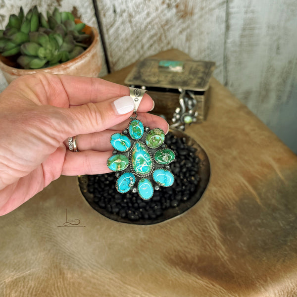 The Sonoran Turquoise Cluster Pendant