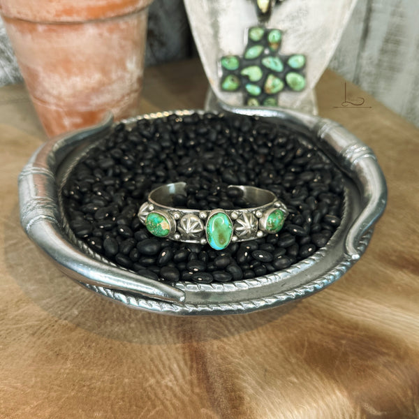 The Tres Sonoran Turquoise Star Cuff