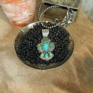 The Sonoran Turquoise Thunderbird Pendant