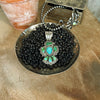 The Sonoran Turquoise Thunderbird Pendant