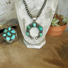 The Sonoran Turquoise Naja Pendant