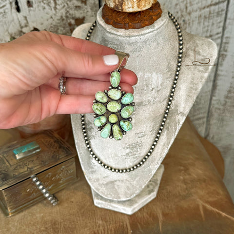 Sonoran Turquoise Cluster Pendant