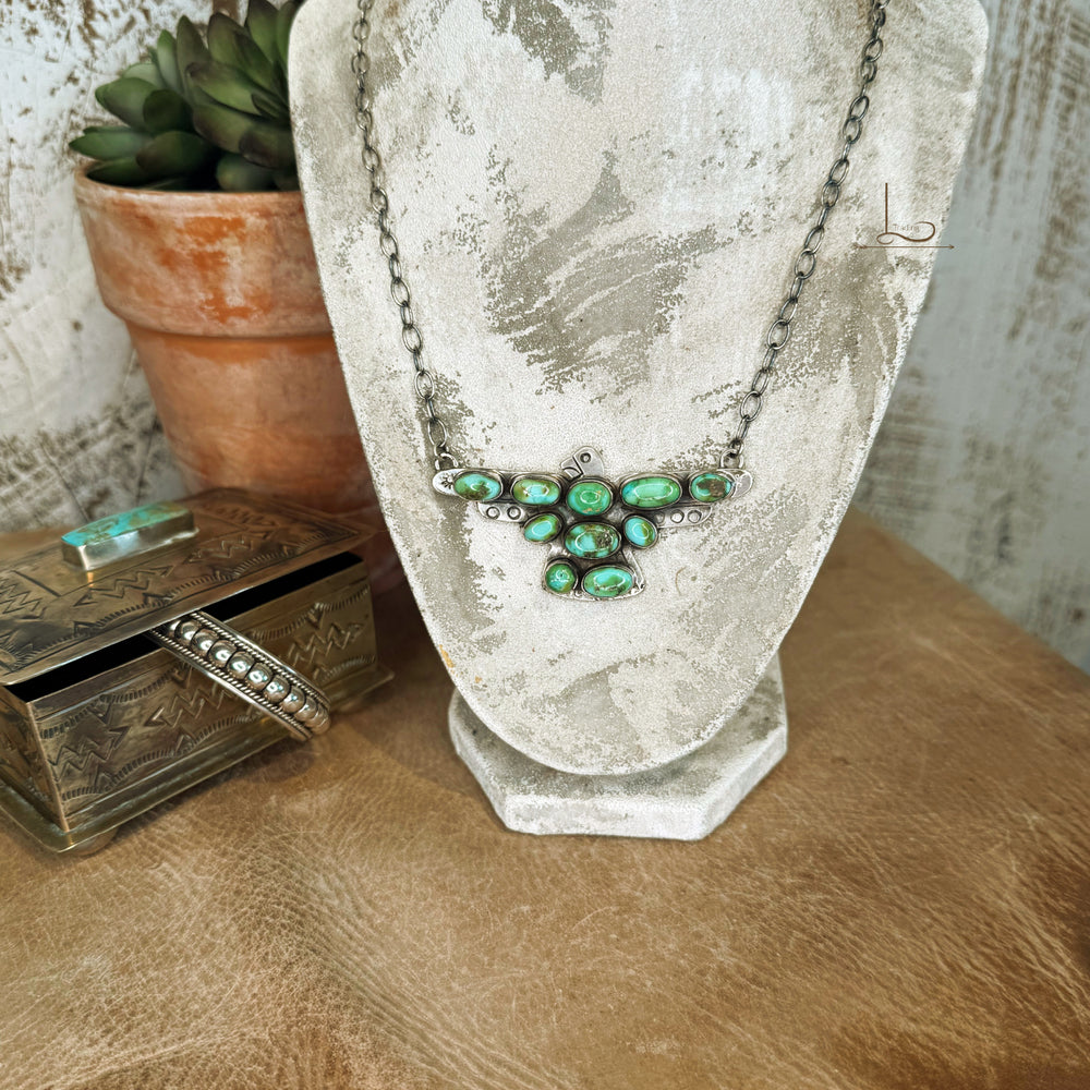 The Sonoran Turquoise Thunderbird Necklace