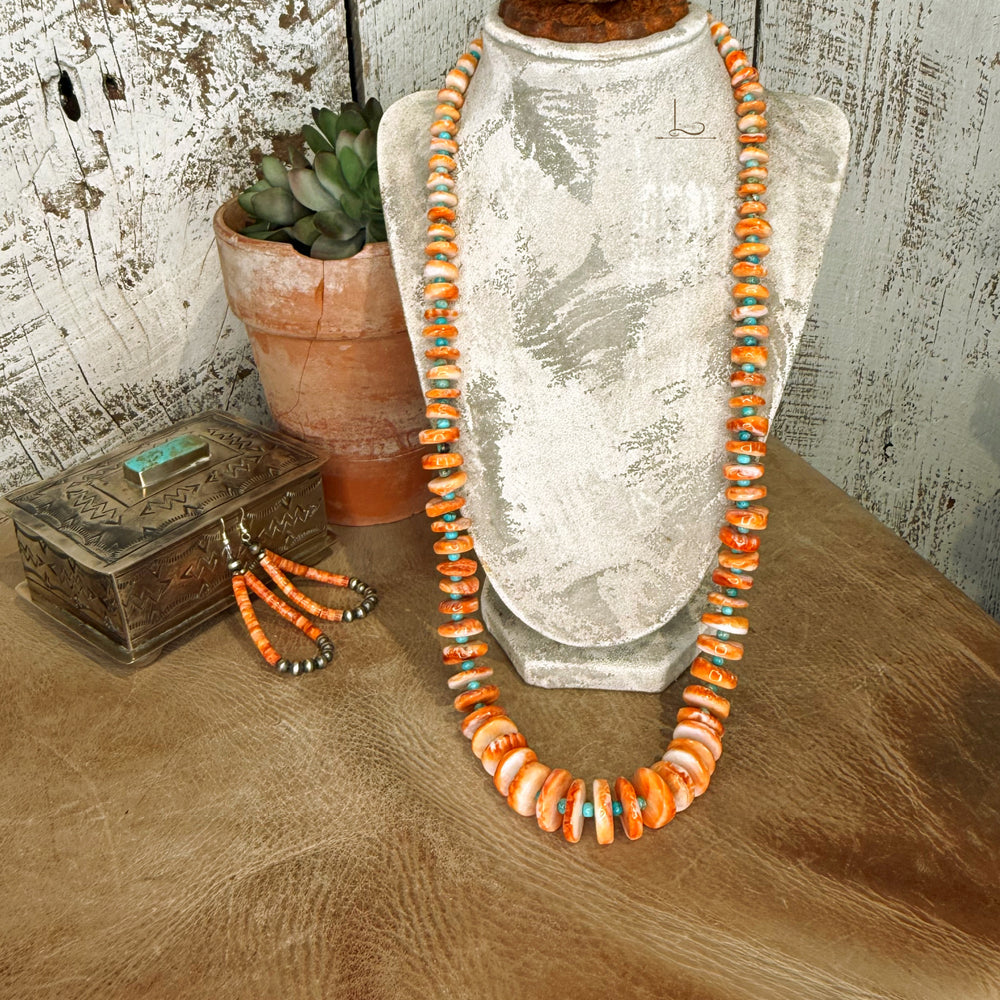 The Graduated Spiny & Turquoise Necklace
