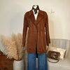 The Luxe Faux Suede Wrap Coat