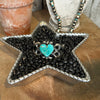 The Kingman Turquoise Heart Cuff