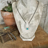 The Sterling & Turquoise Horseshoe Necklace
