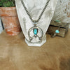 The Chimney Butte Turquoise Naja Pendant