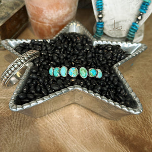 The Sonoran Turquoise Siete Cuff