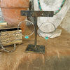 The Turquoise Stars & Sterling Silver Hoops