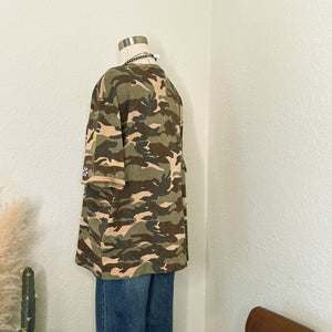 The Joni Camo & Wild Flower Tee