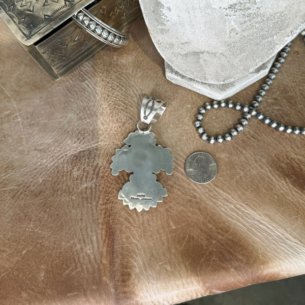 The Sonoran Turquoise Thunderbird Pendant