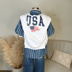 The Vintage USA Graphic Lighweight Sweatshirt