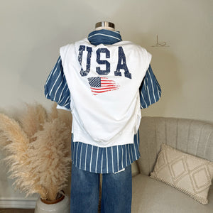 The Vintage USA Graphic Lighweight Sweatshirt