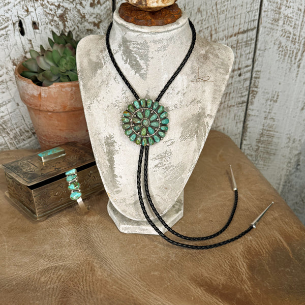 The Verde Turquoise Midi Cluster Bolo