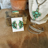 Verde Turquoise Half Cluster Earrings